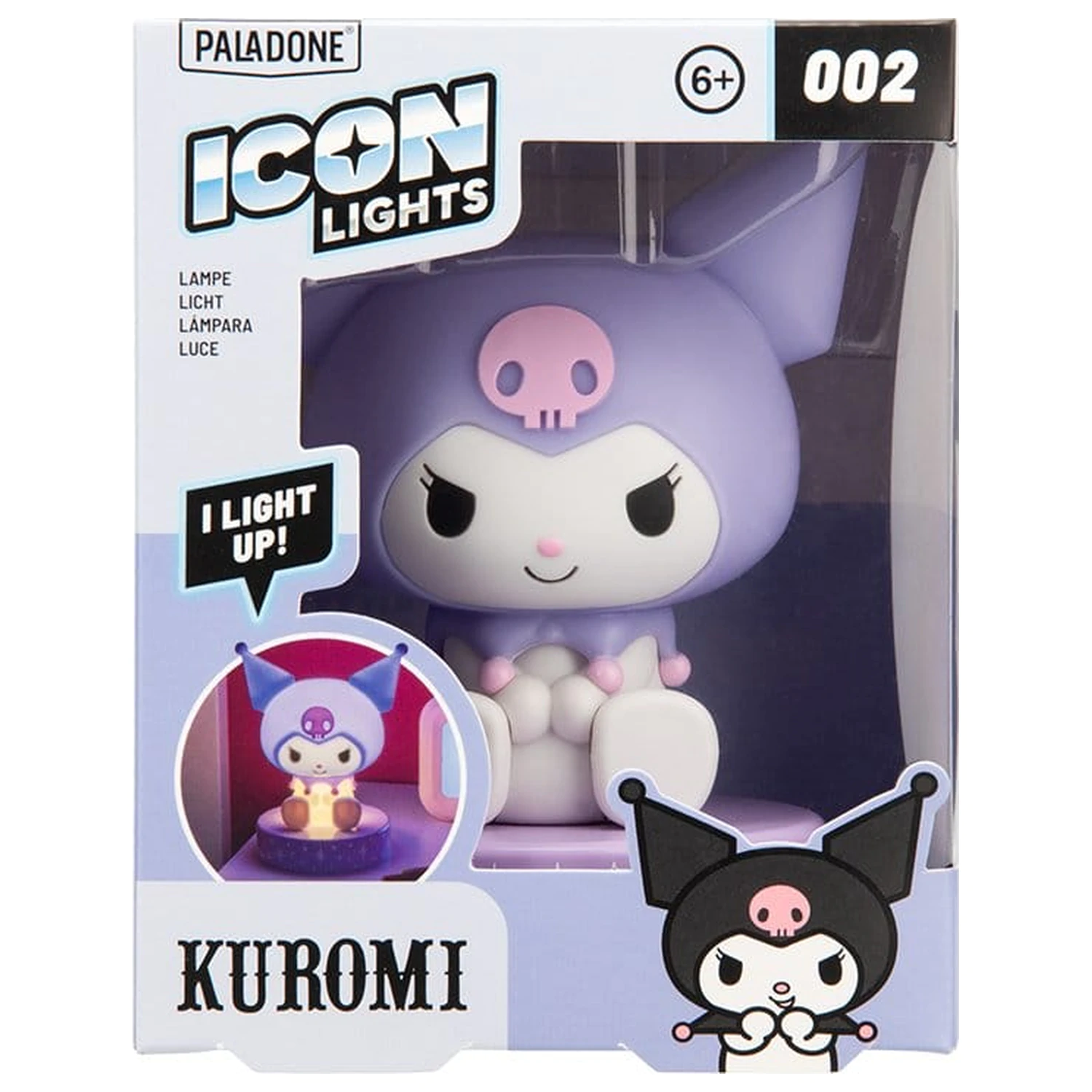 Sanrio Icon Lumina Kuromi 14 cm poza produsului