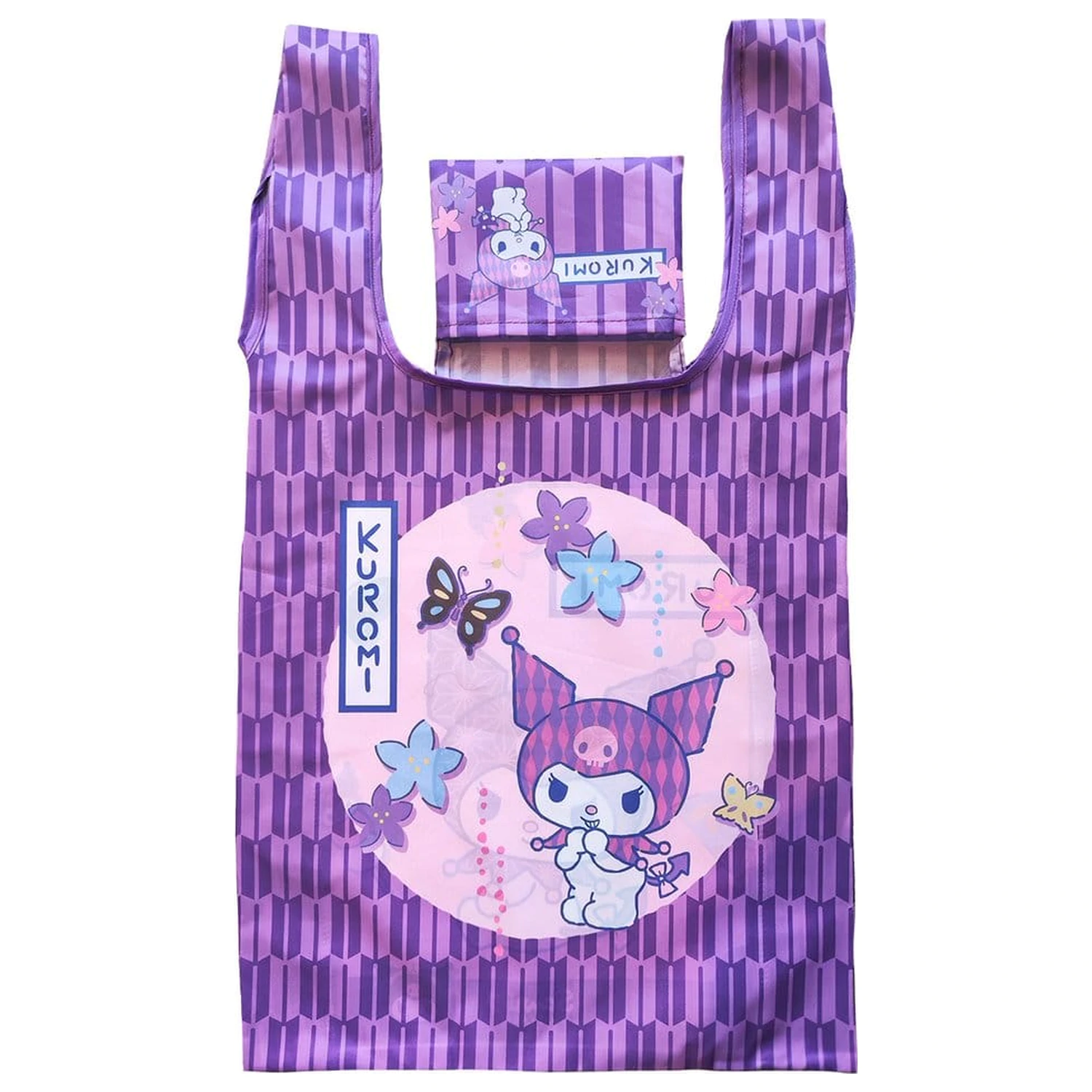 Sanrio Tote Bag Kuromi Geanta de mana japoneza pliabila poza produsului