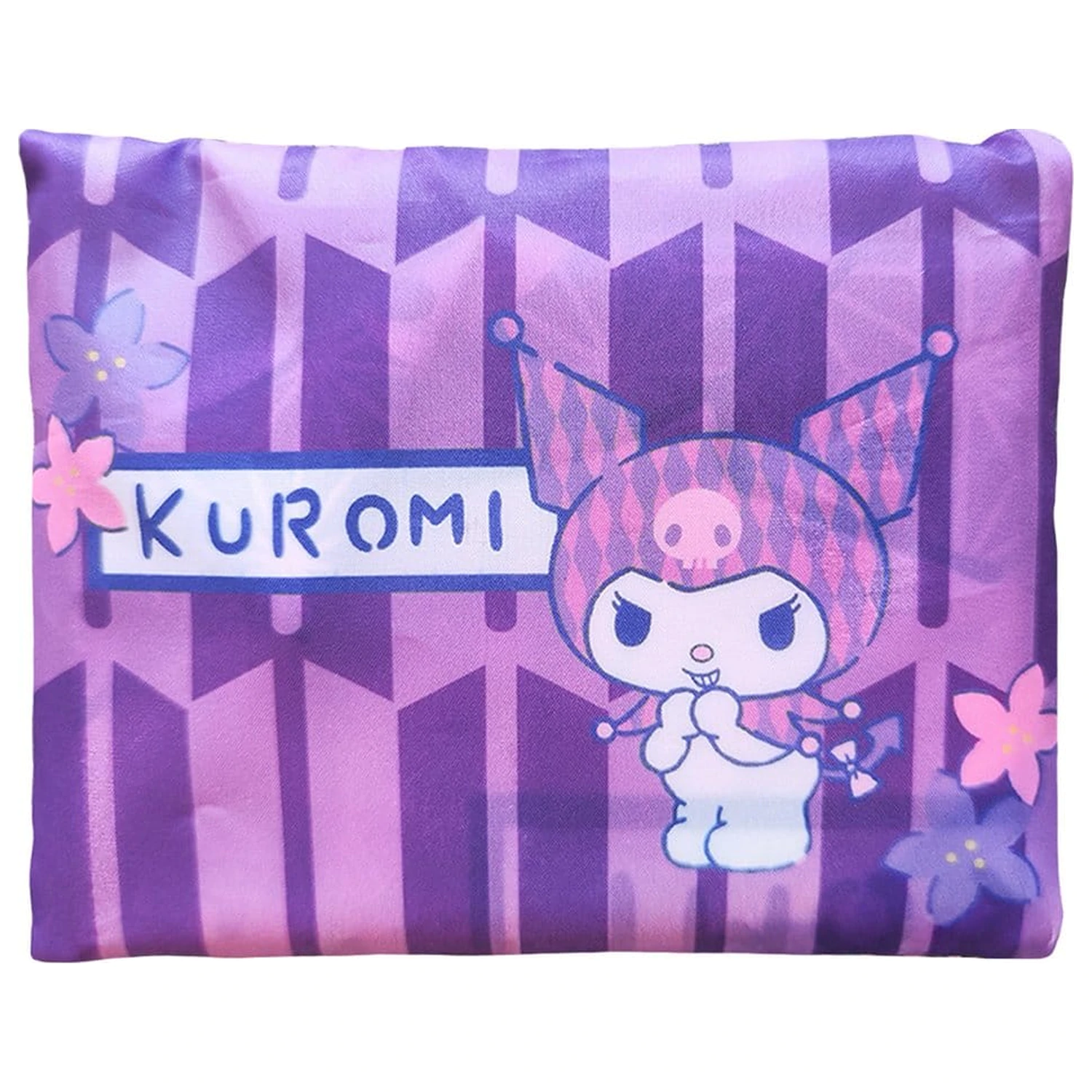 Sanrio Tote Bag Kuromi Geanta de mana japoneza pliabila poza produsului