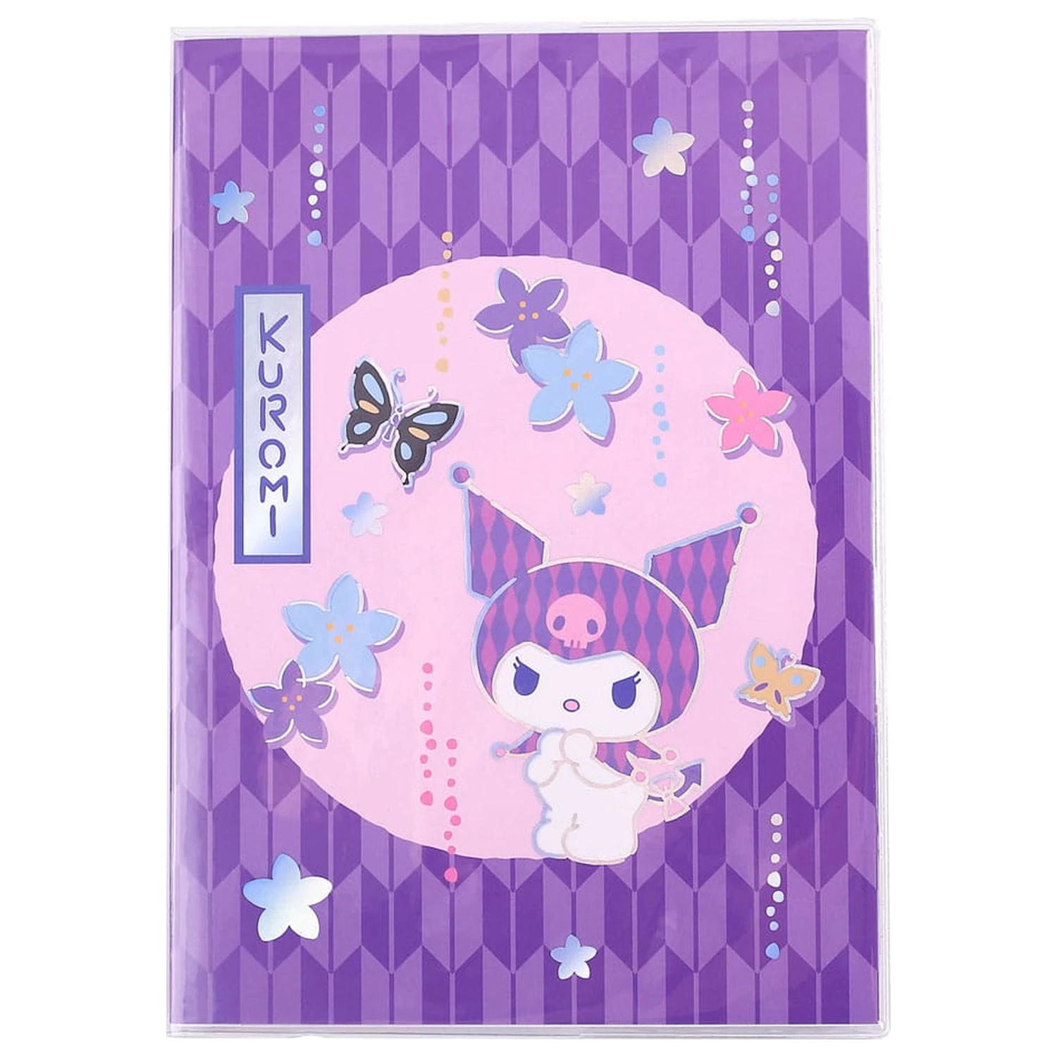 Sanrio Caiet Kuromi Japanese Holographic Checkered poza produsului