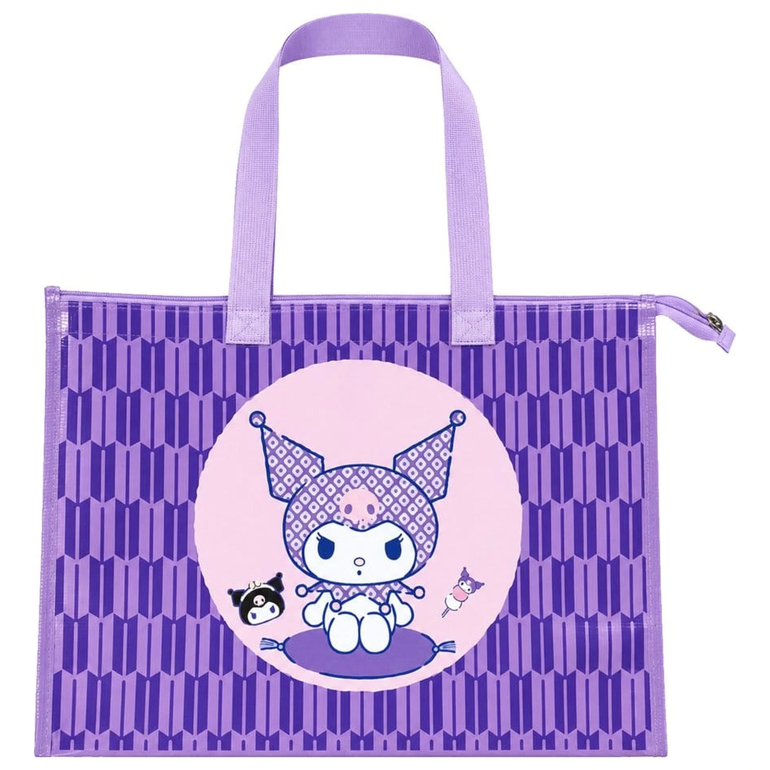 Sanrio PVC Geanta de cumparaturi Kuromi Japoneza 49 x 36 x 10 cm poza produsului