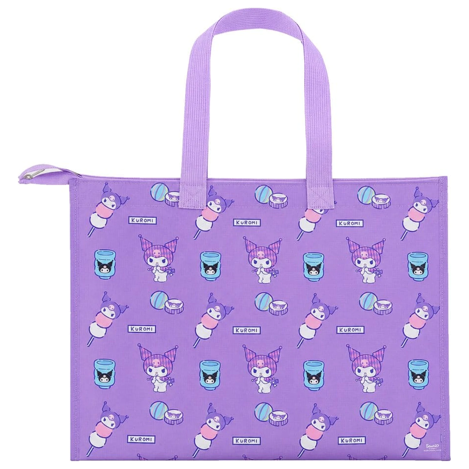 Sanrio PVC Geanta de cumparaturi Kuromi Japoneza 49 x 36 x 10 cm poza produsului