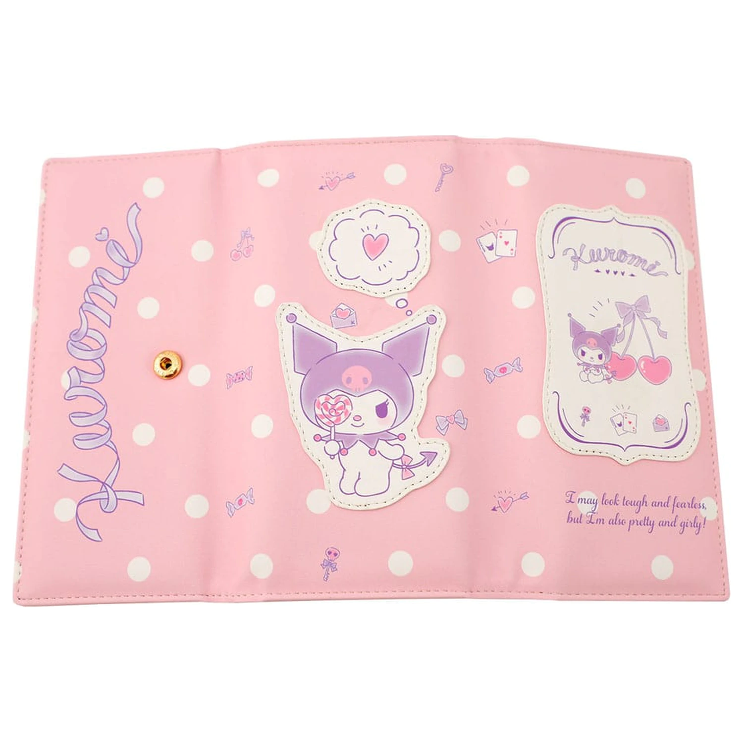 Sanrio Portofel monede Kuromi Kawaii poza produsului