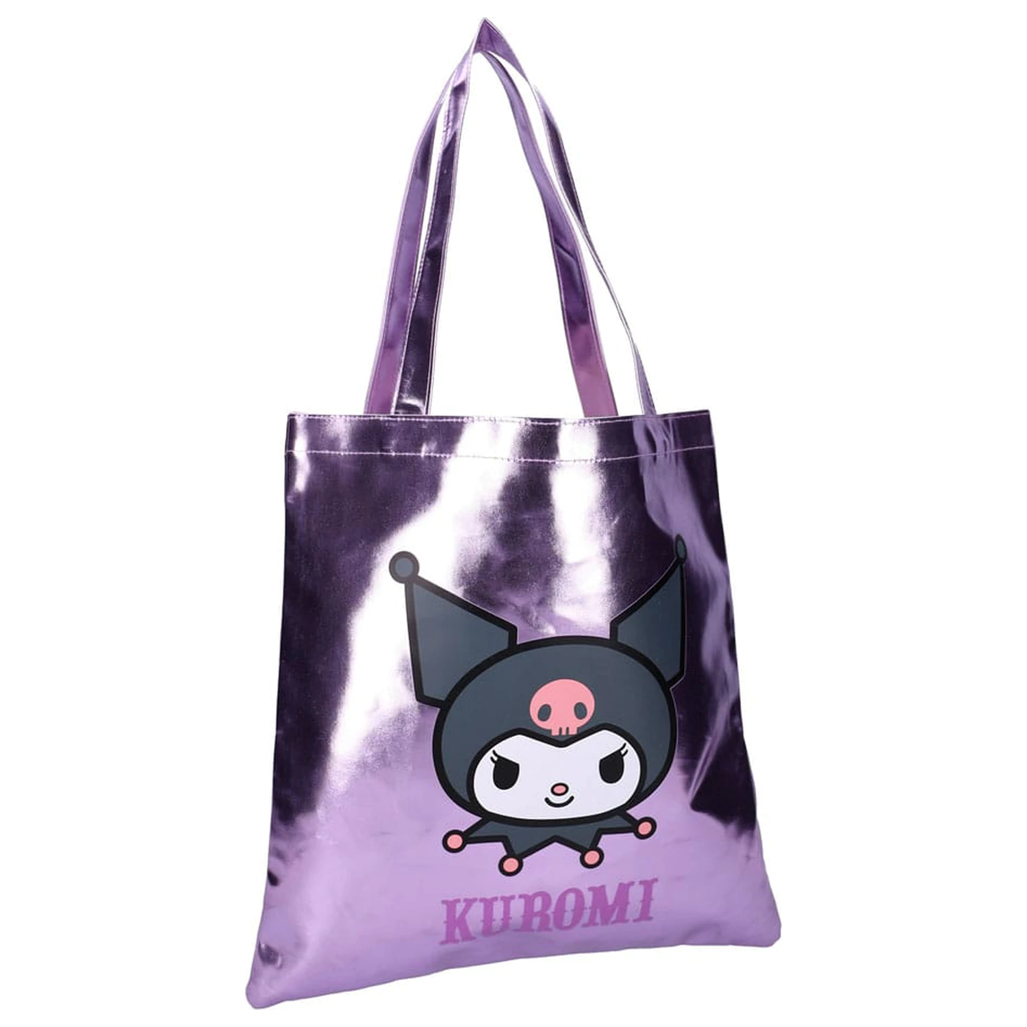 Sanrio Tote Bag Kuromi Metallic Moves poza produsului
