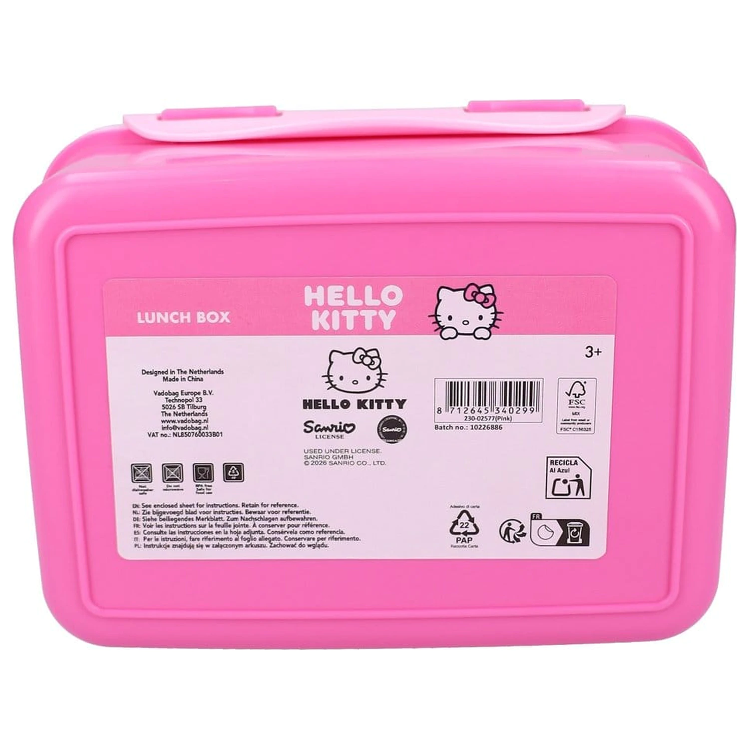 Caserola pentru pranz Sanrio Lunch Love 18 cm poza produsului