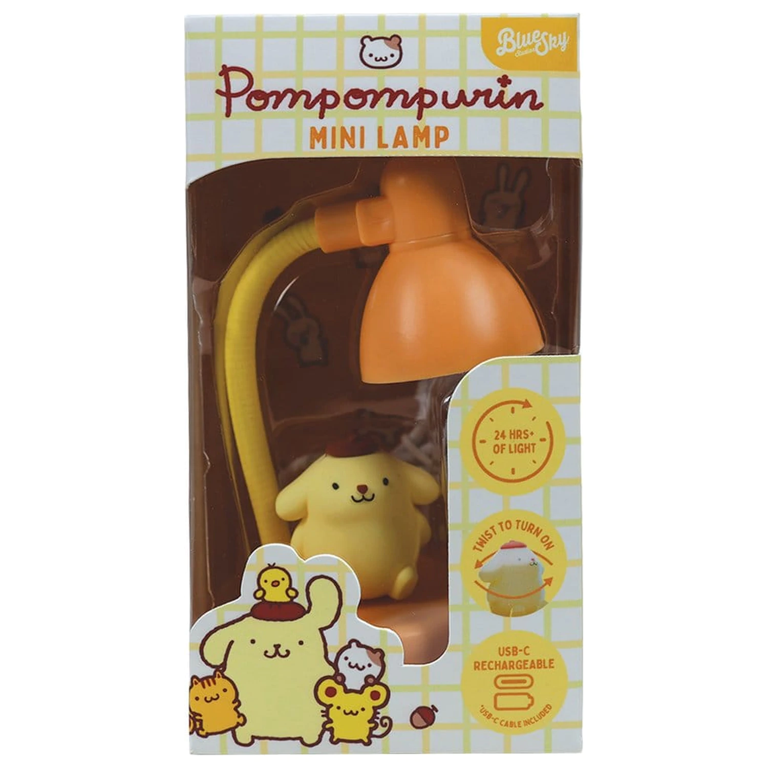 Sanrio Mini Lampa LED cu figurina Pompompurin 11 cm poza produsului