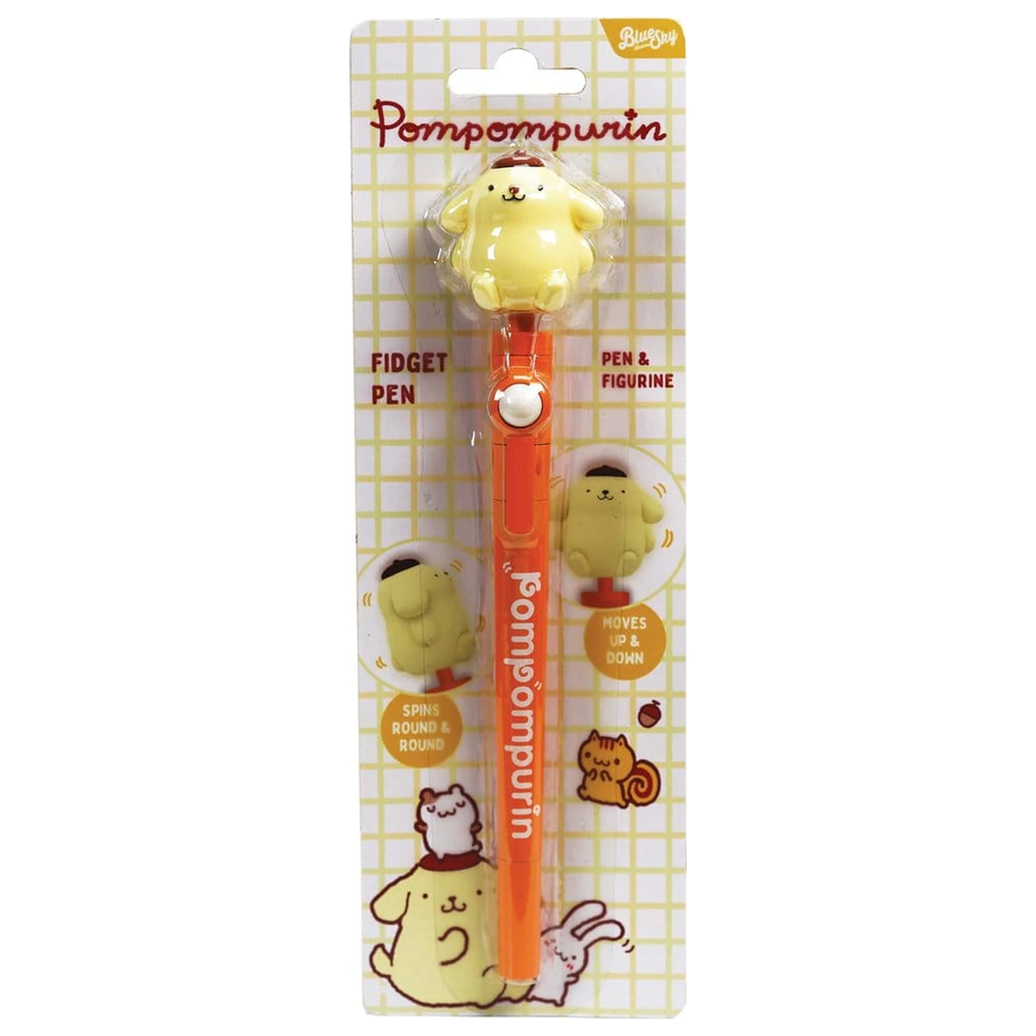 Sanrio Fidget Pen Pompompurin portocaliu poza produsului