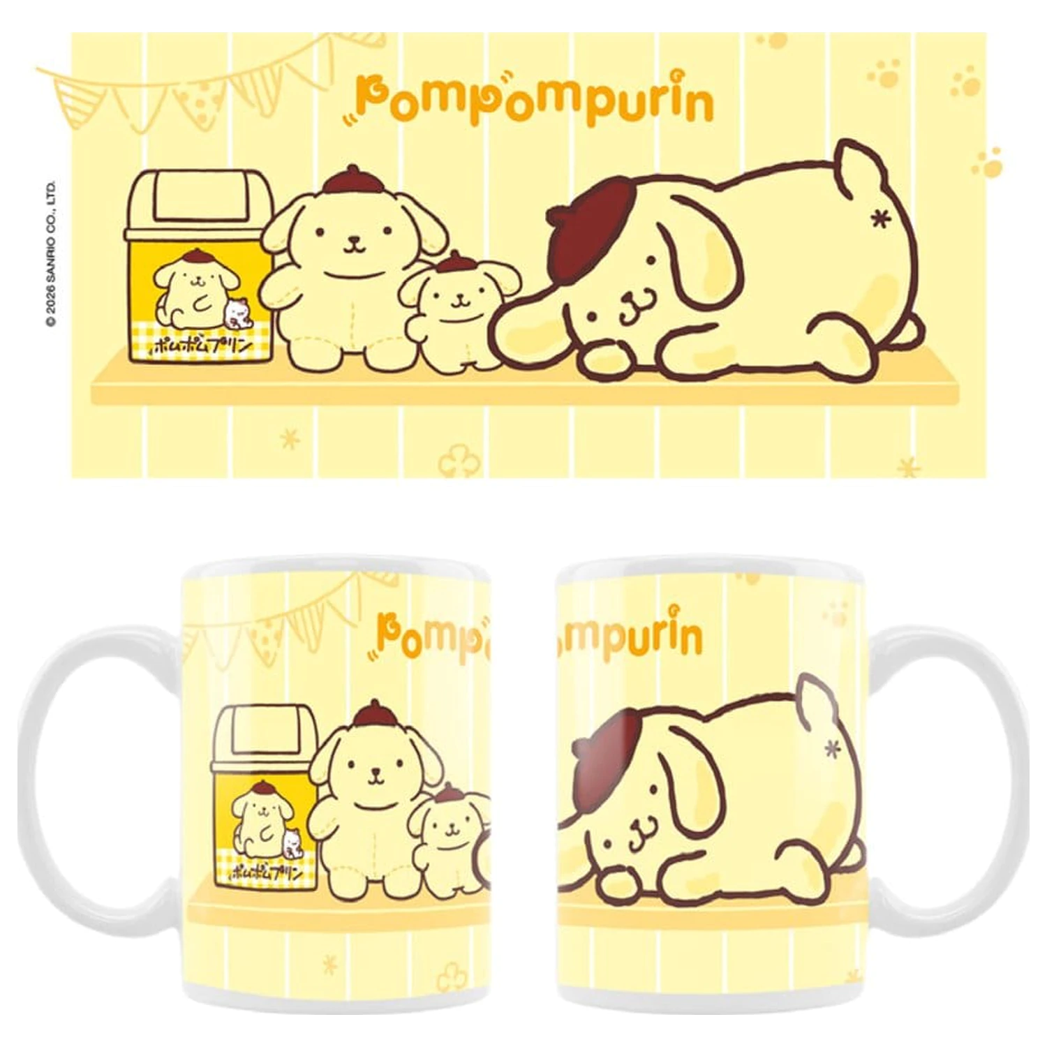 Sanrio Cana Pompompurin Squishy Cute Purin 02 poza produsului