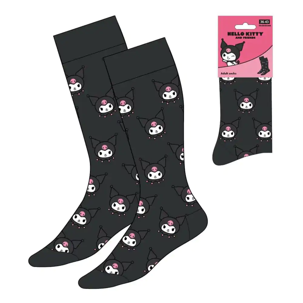 Șosete Sanrio Kuromi Face 36-43 poza produsului