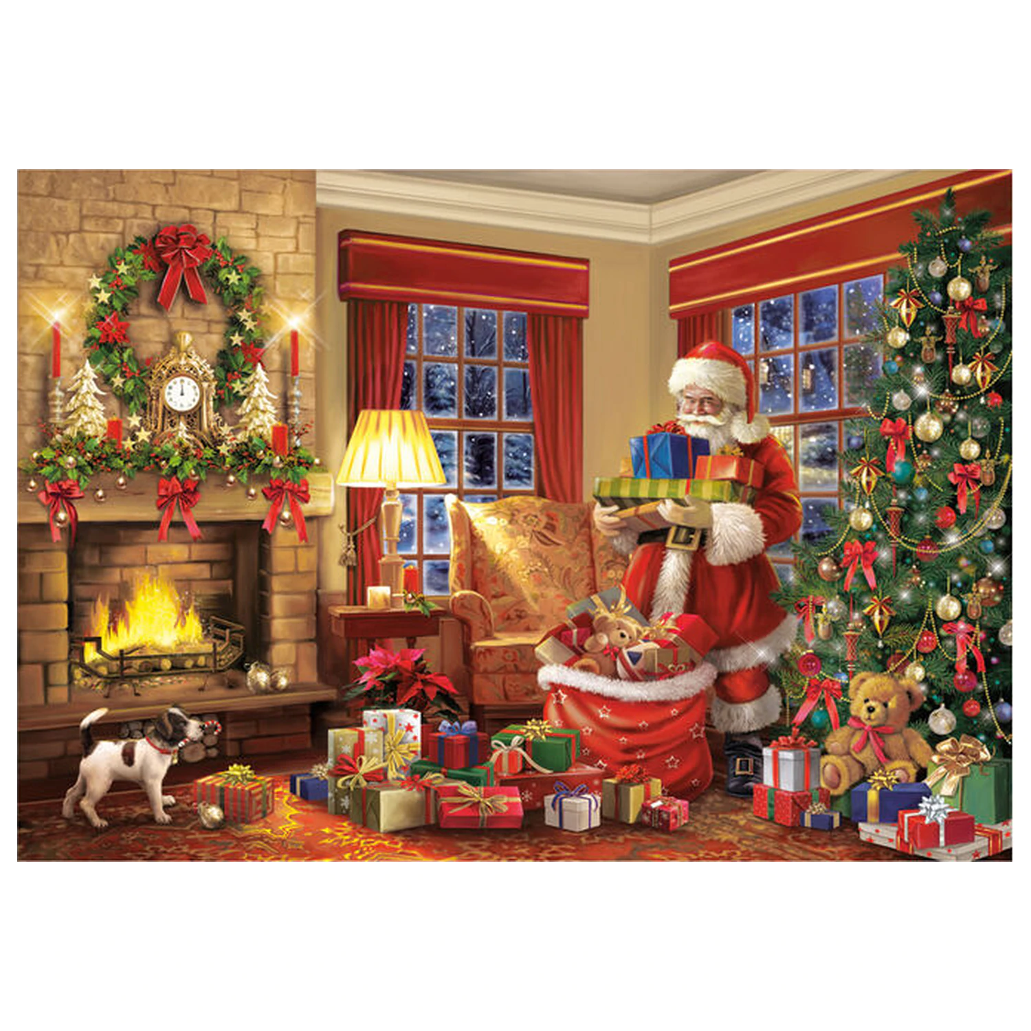 Santa's Visit puzzle 1000 piese poza produsului