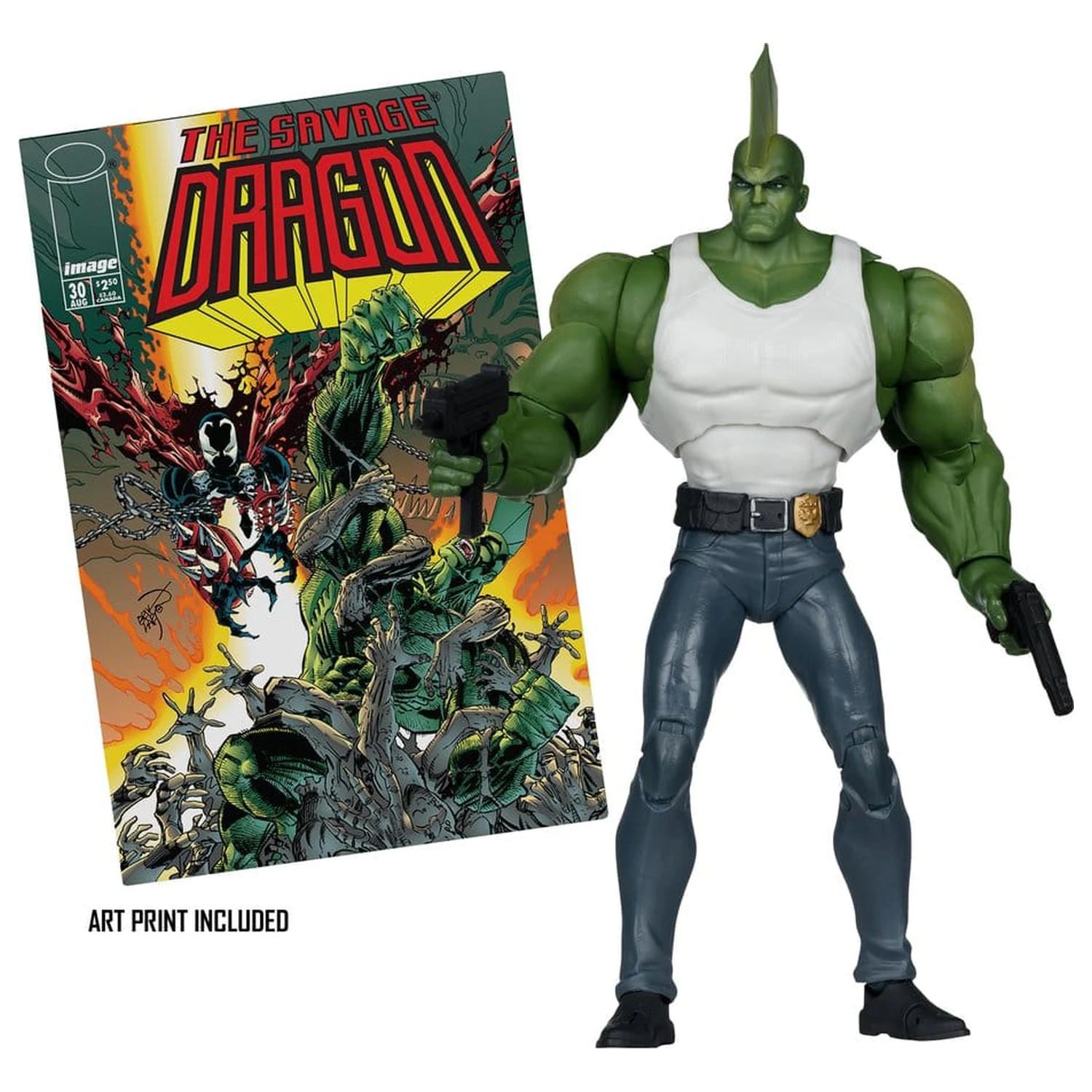 Savage Dragon Image Comics Founders Series McFarlane Elite Edition Figurină de acțiune Dragon 20 cm poza produsului