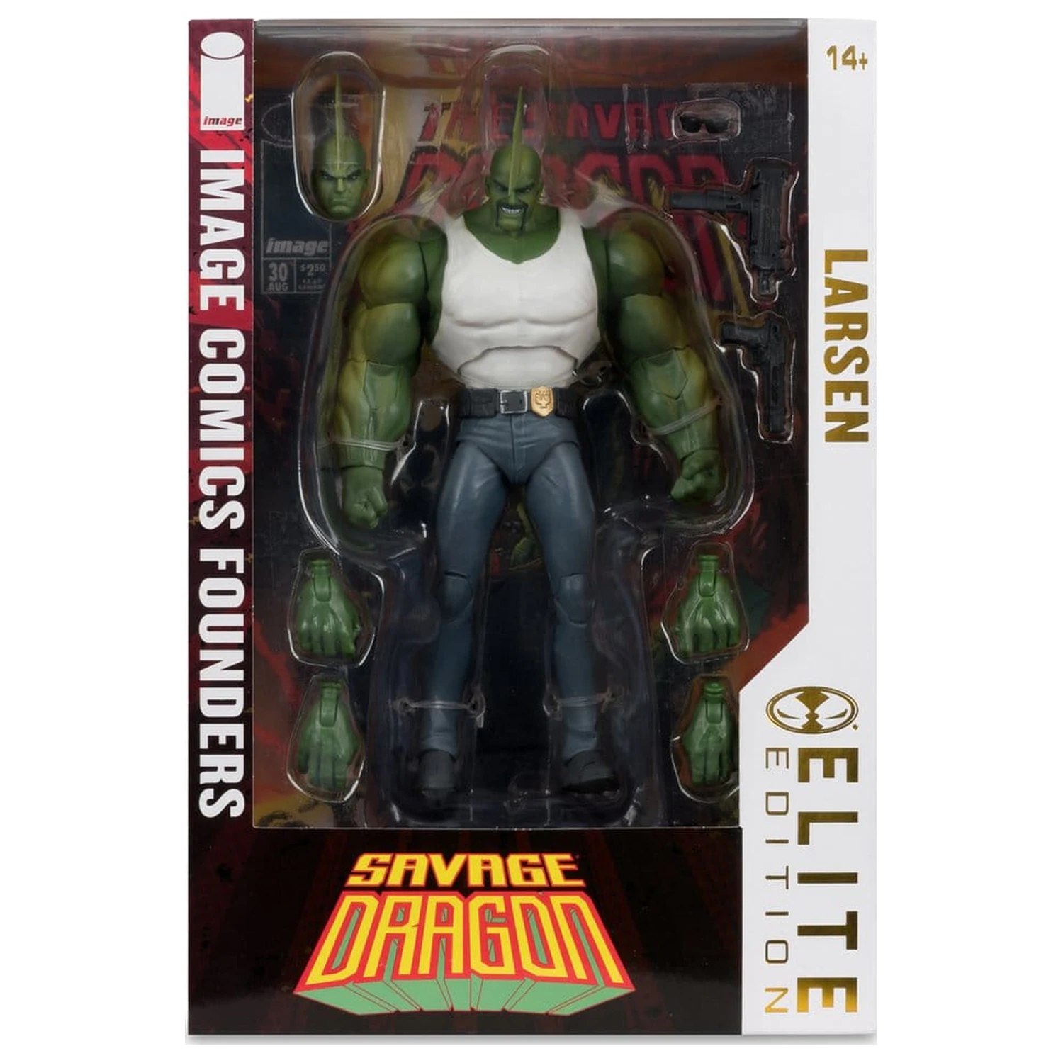 Savage Dragon Image Comics Founders Series McFarlane Elite Edition Figurină de acțiune Dragon 20 cm poza produsului