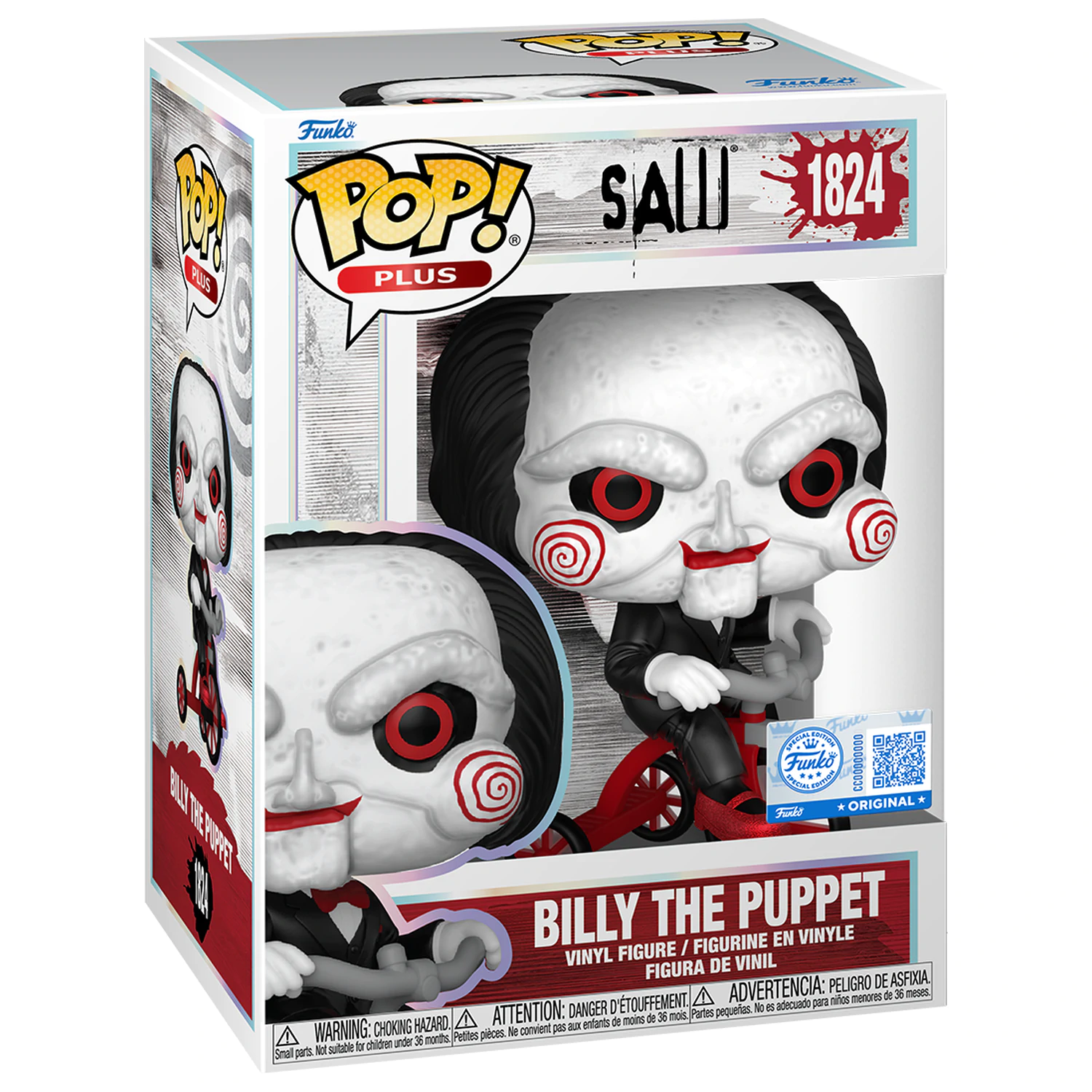Saw Funko POP! Plus figurina de vinil Billy pe tricicleta editie exclusiva 9 cm poza produsului