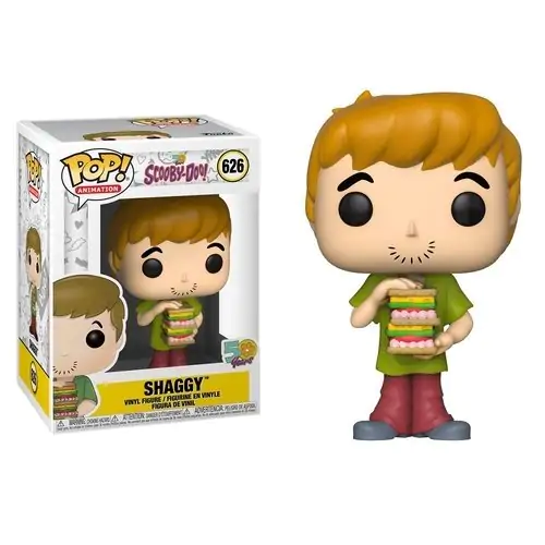 Figurină Vinyl Scooby Doo POP! Animation Shaggy cu Sandwich 9 cm poza produsului