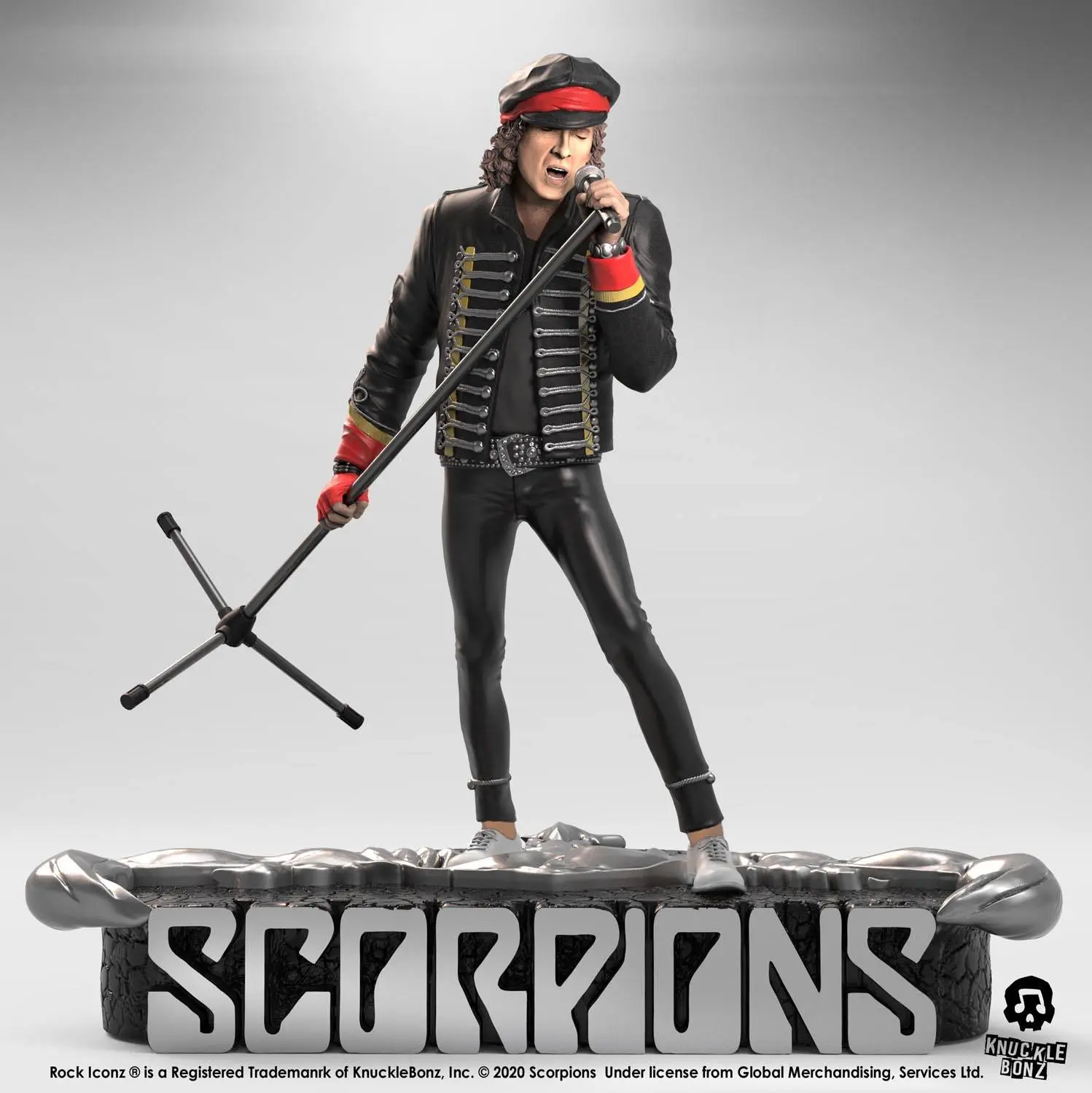 Statuie Scorpions Rock Iconz Klaus Meine ediție limitată 22 cm poza produsului