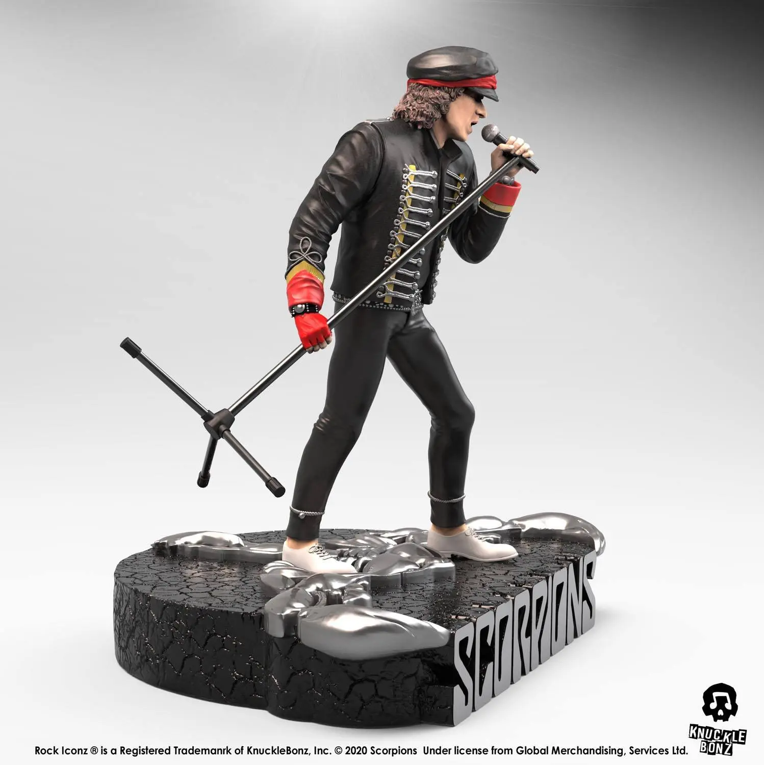 Statuie Scorpions Rock Iconz Klaus Meine ediție limitată 22 cm poza produsului