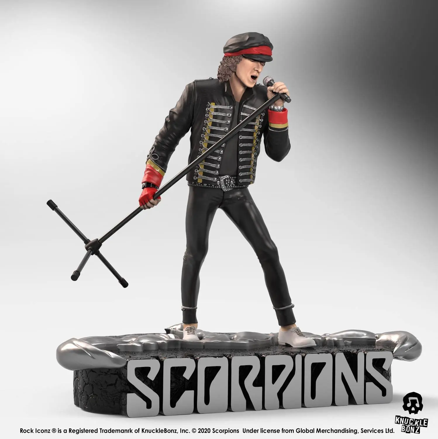 Statuie Scorpions Rock Iconz Klaus Meine ediție limitată 22 cm poza produsului