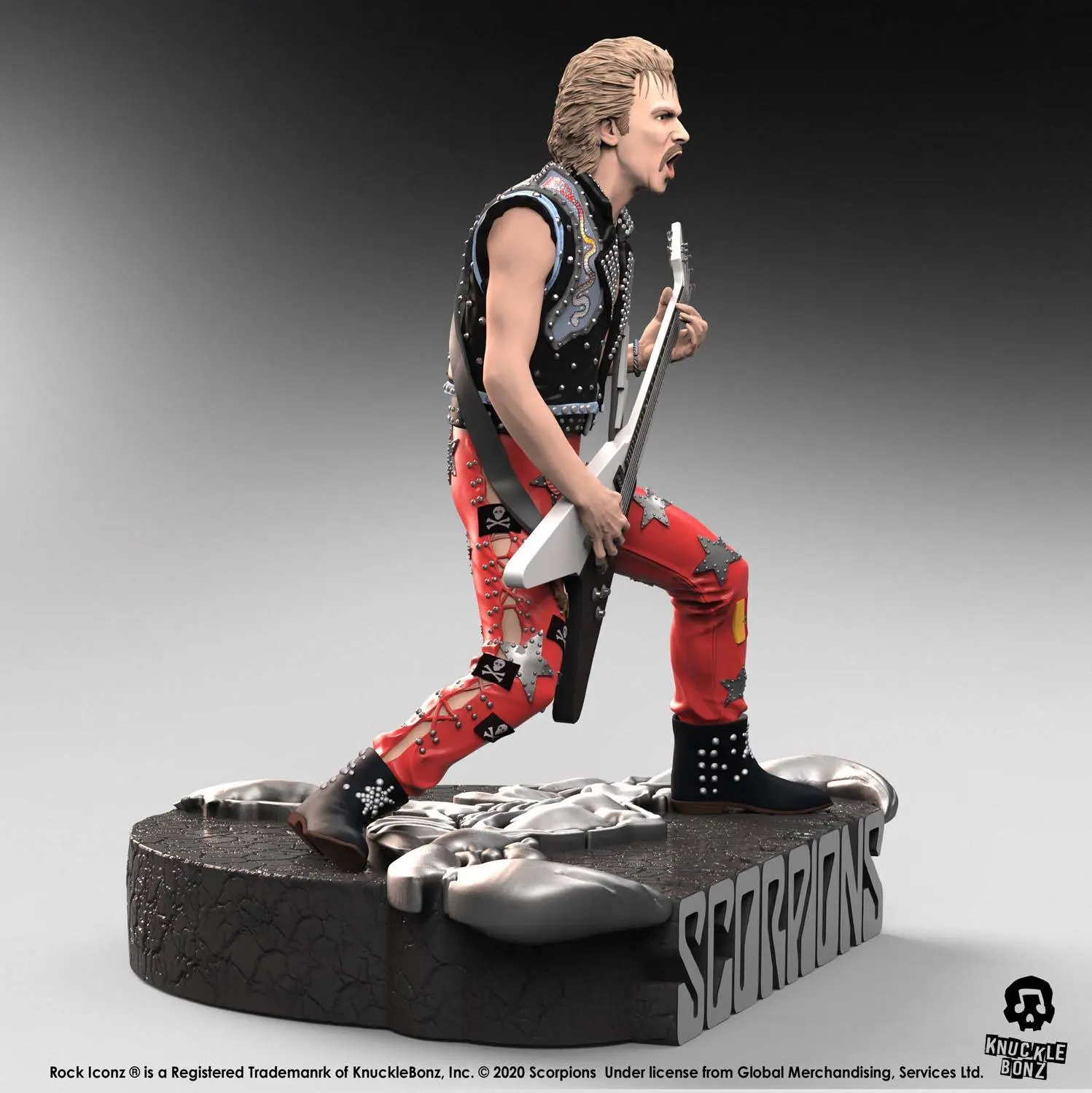 Statuie Scorpions Rock Iconz Rudolf Schenker ediție limitată 22 cm poza produsului