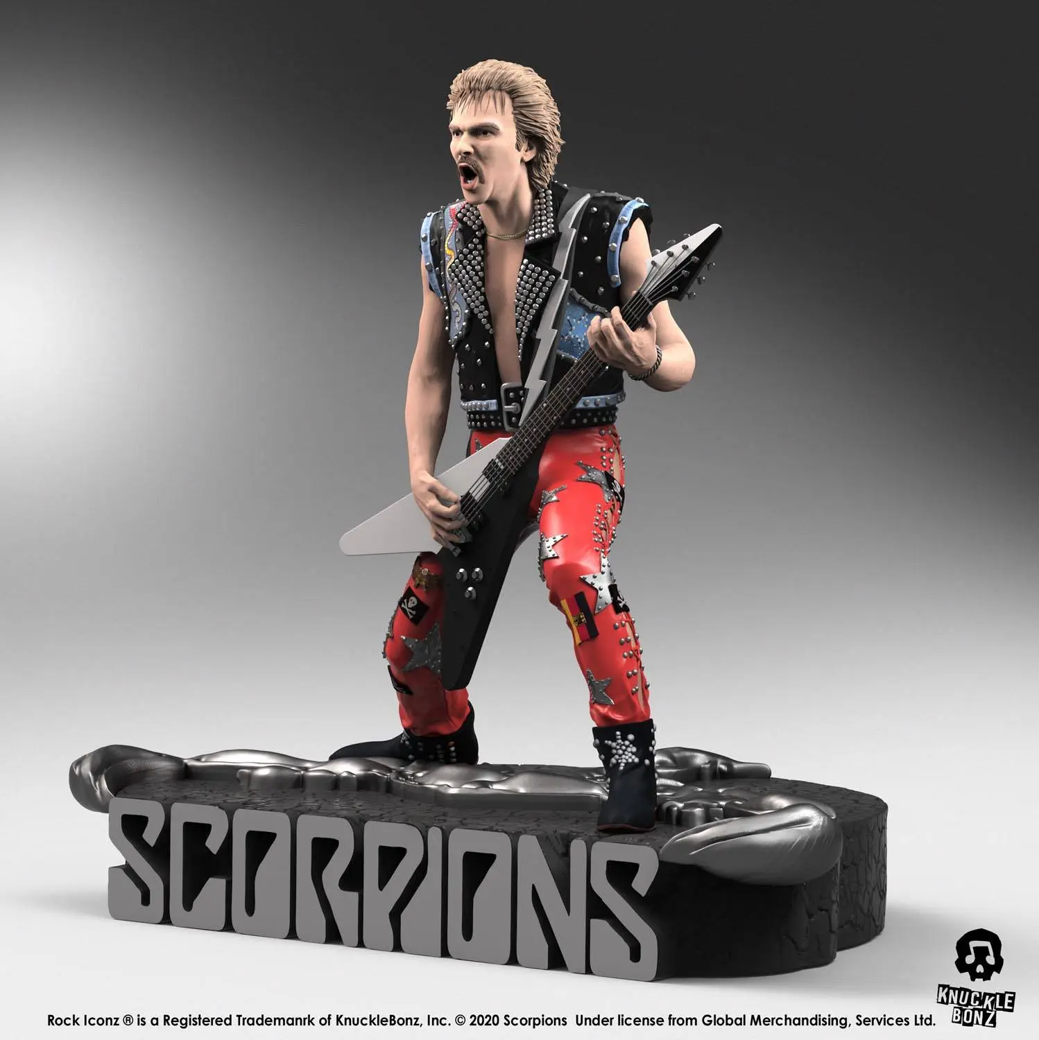 Statuie Scorpions Rock Iconz Rudolf Schenker ediție limitată 22 cm poza produsului