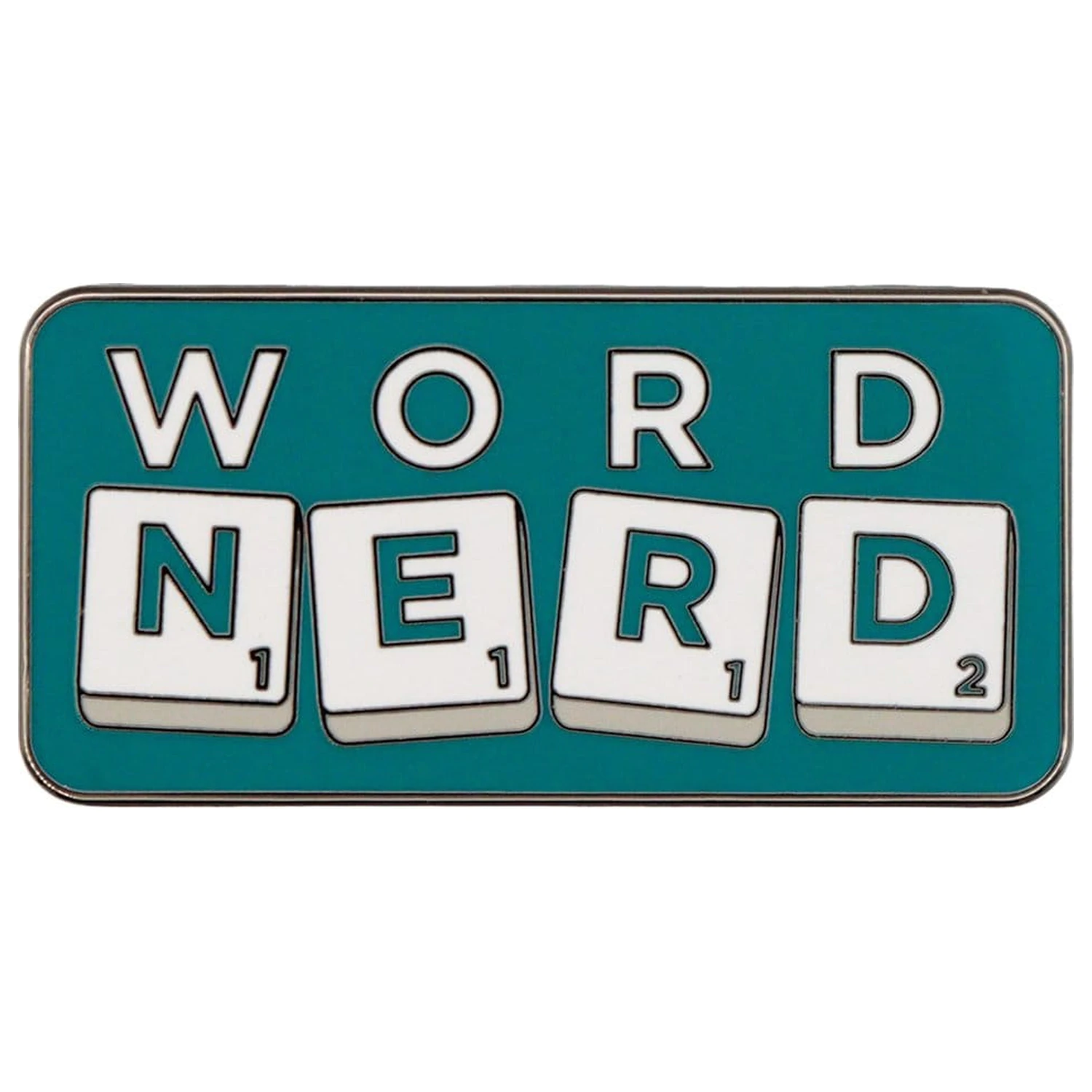 Scrabble Pin Badge Word Nerd Editie Limitata poza produsului