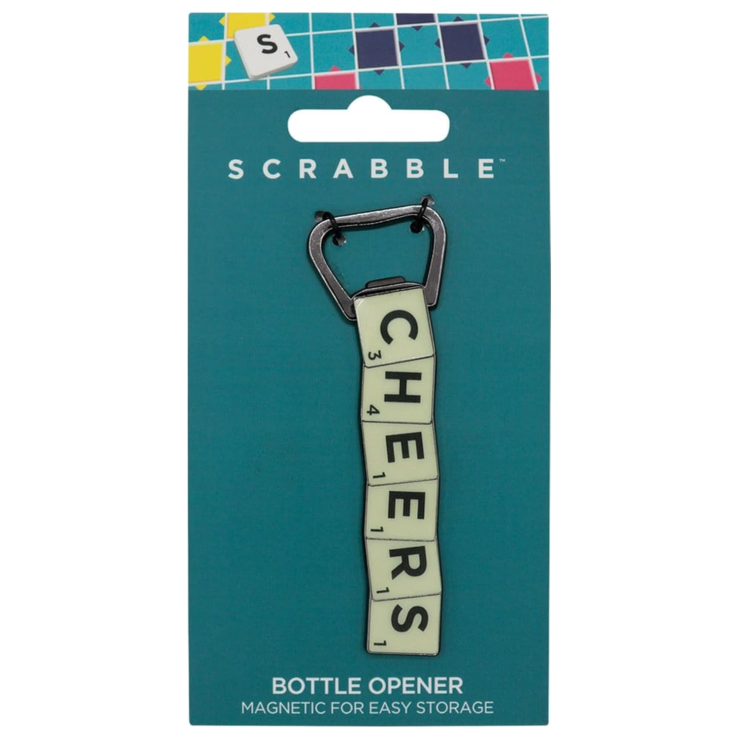Scrabble deschizator de sticle magnetic Cheers poza produsului