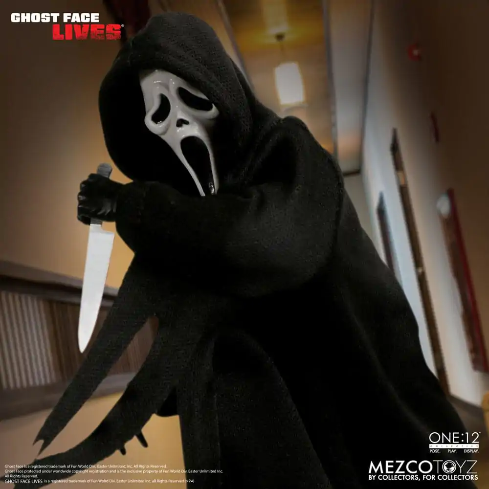 Figurină de acțiune Scream 1/12 Ghost Face 16 cm poza produsului