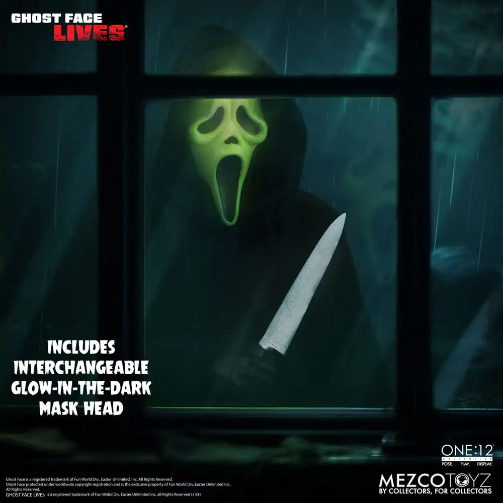 Figurină de acțiune Scream 1/12 Ghost Face 16 cm poza produsului