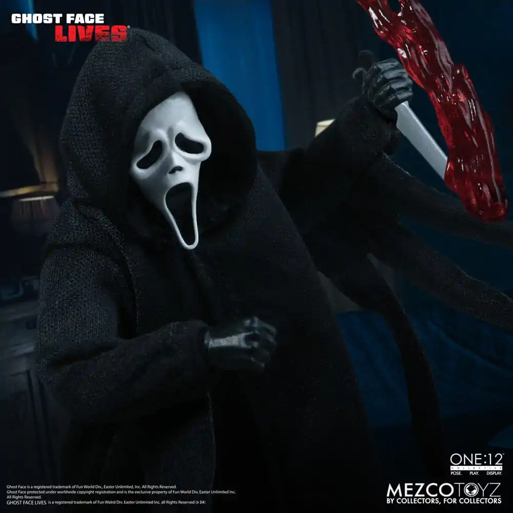 Figurină de acțiune Scream 1/12 Ghost Face 16 cm poza produsului