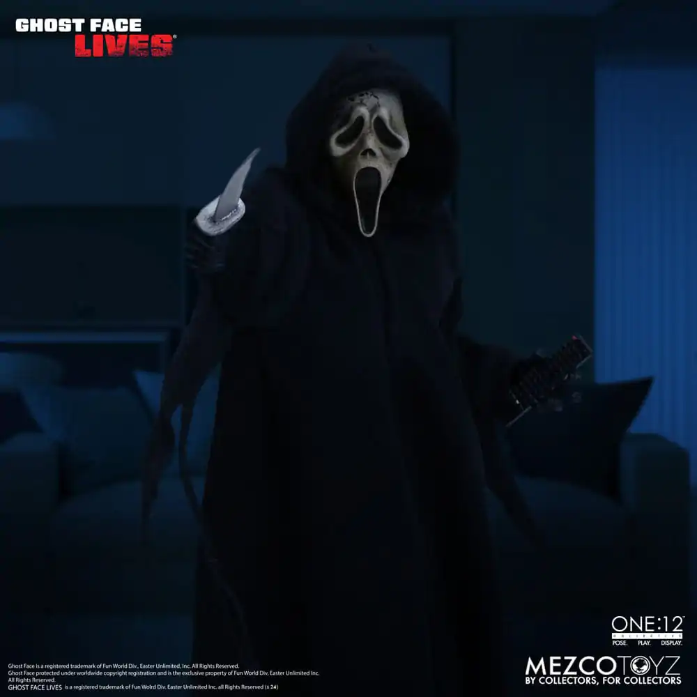 Figurină de acțiune Scream 1/12 Ghost Face 16 cm poza produsului