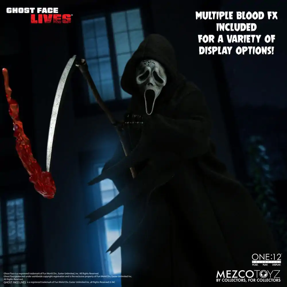 Figurină de acțiune Scream 1/12 Ghost Face 16 cm poza produsului