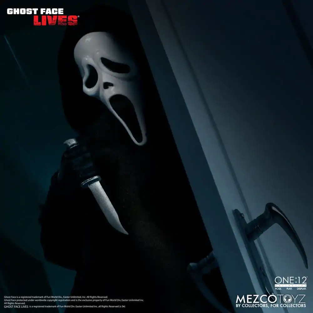 Figurină de acțiune Scream 1/12 Ghost Face 16 cm poza produsului