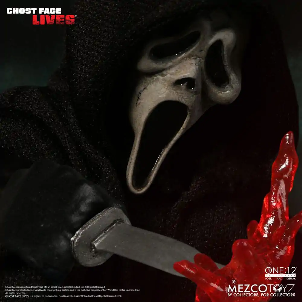 Figurină de acțiune Scream 1/12 Ghost Face 16 cm poza produsului