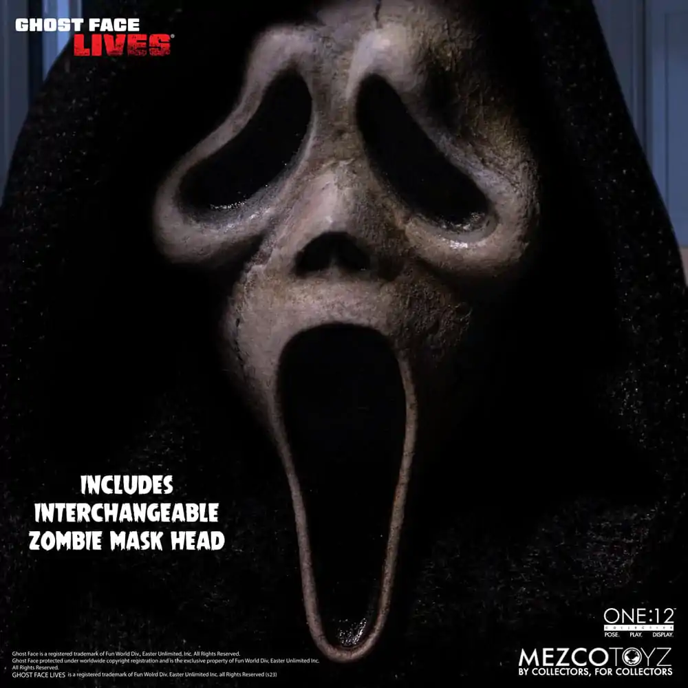 Figurină de acțiune Scream 1/12 Ghost Face 16 cm poza produsului