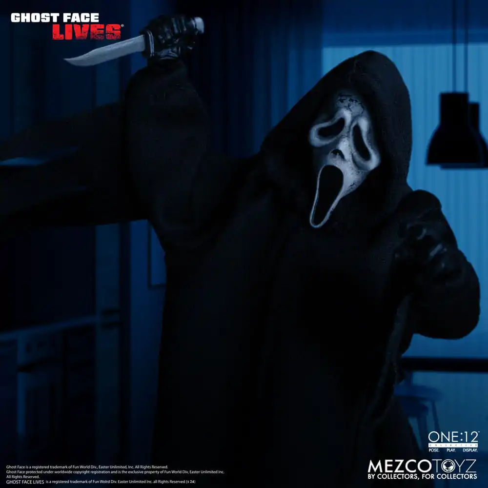 Figurină de acțiune Scream 1/12 Ghost Face 16 cm poza produsului