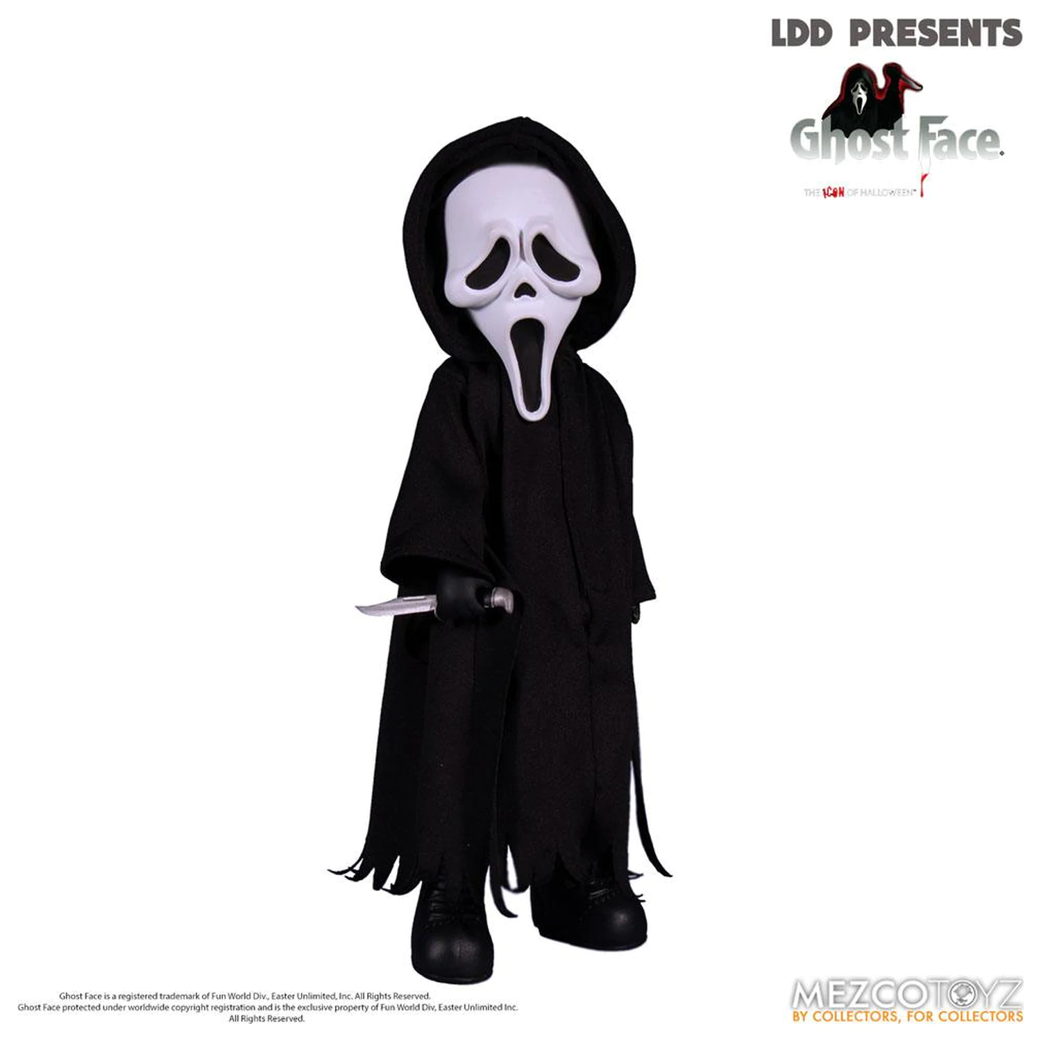 Scream Living Dead Dolls Păpușă Ghost Face 25 cm poza produsului