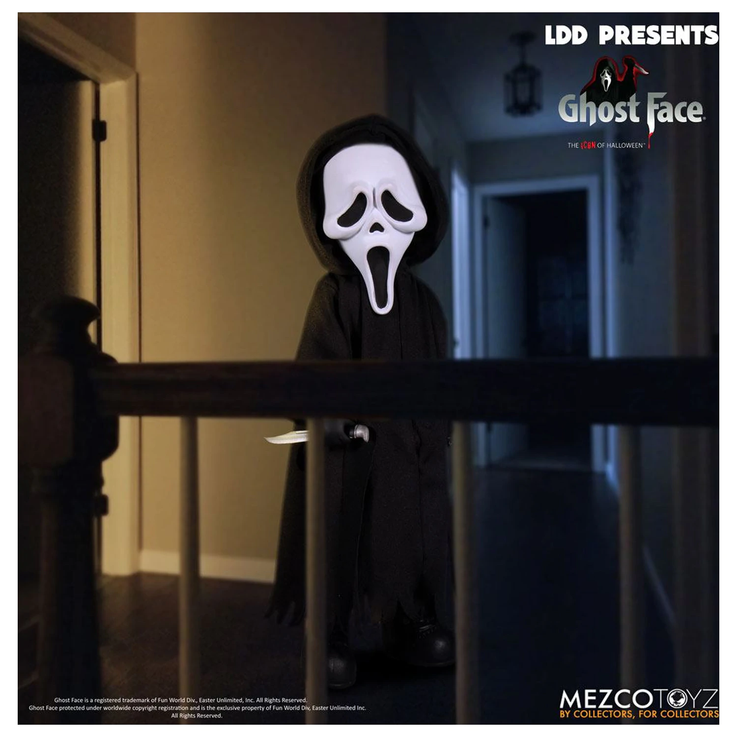 Scream Living Dead Dolls Păpușă Ghost Face 25 cm poza produsului