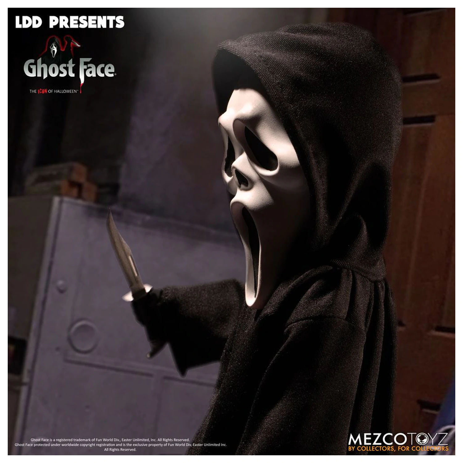 Scream Living Dead Dolls Păpușă Ghost Face 25 cm poza produsului