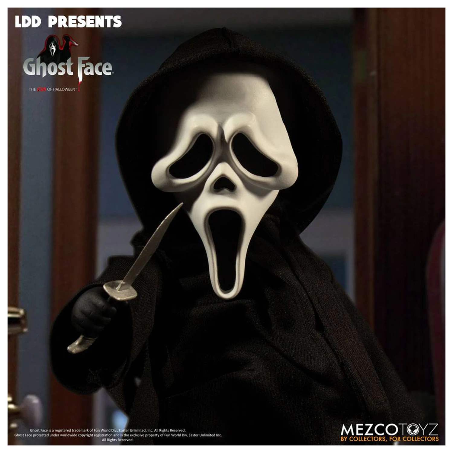 Scream Living Dead Dolls Păpușă Ghost Face 25 cm poza produsului