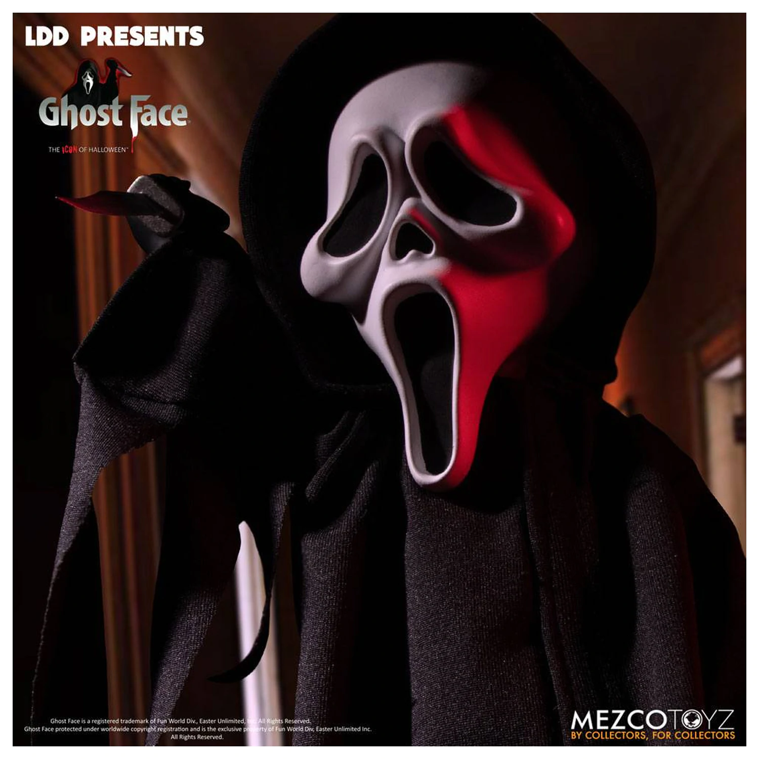 Scream Living Dead Dolls Păpușă Ghost Face 25 cm poza produsului