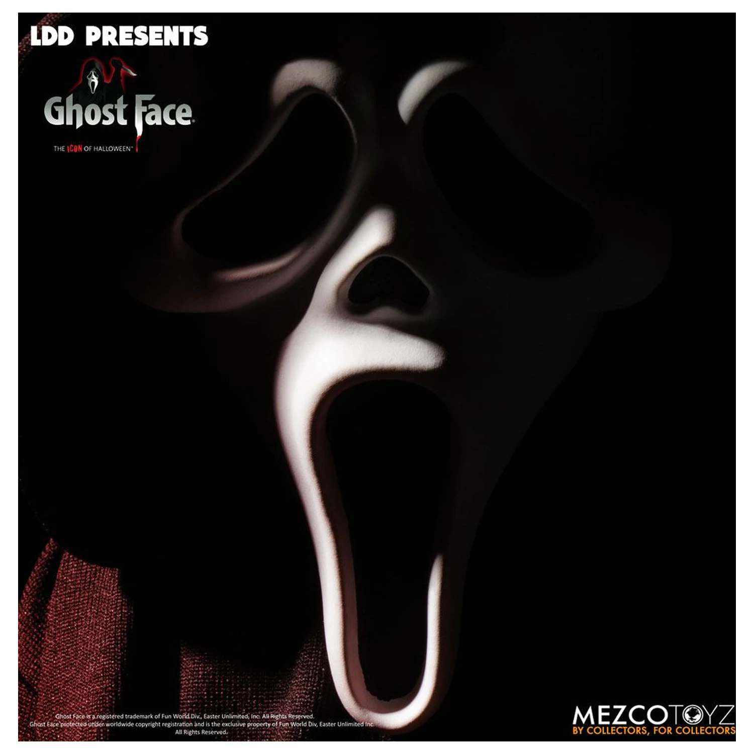 Scream Living Dead Dolls Păpușă Ghost Face 25 cm poza produsului