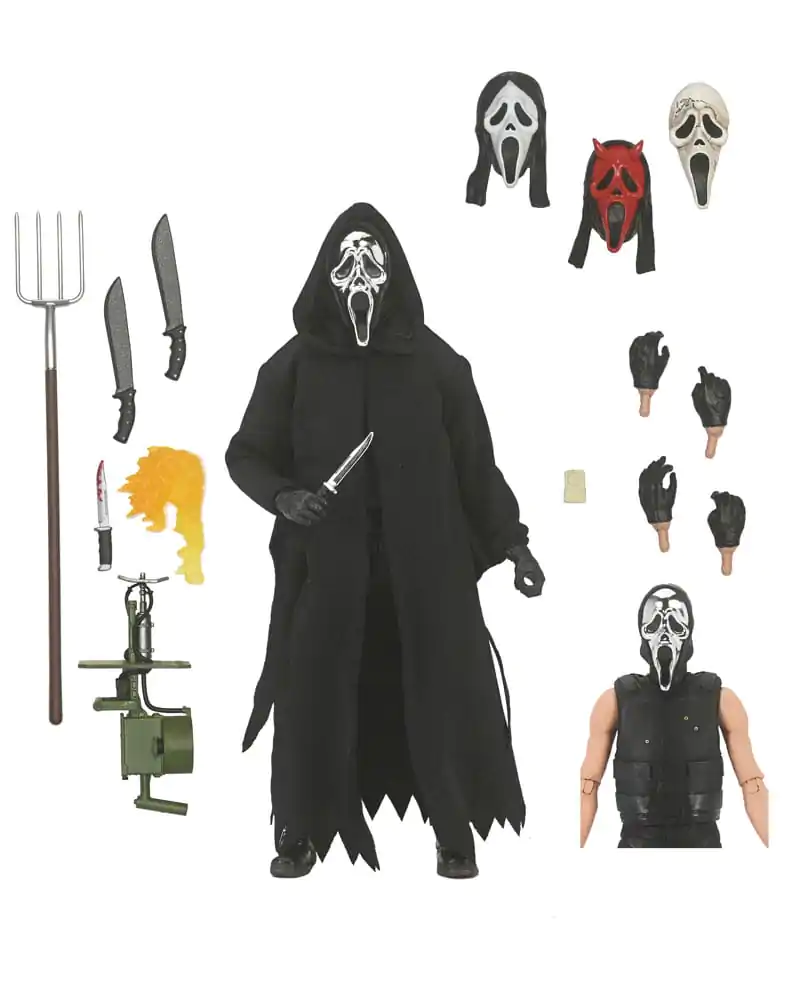 Figurină de acțiune Scream Ultimate Ghost Face Inferno 18 cm poza produsului