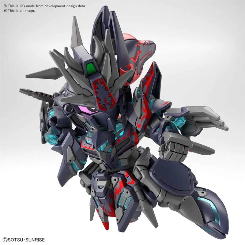 Kit model figurina SD Gundam World Heroes Sasuke Delta Gundam poza produsului