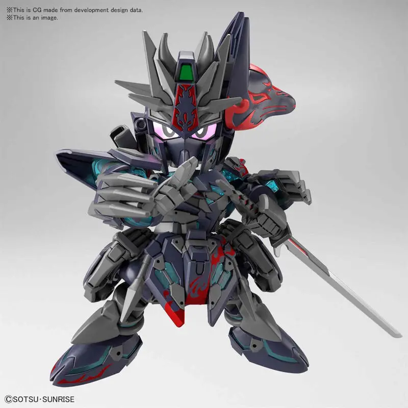 Kit model figurina SD Gundam World Heroes Sasuke Delta Gundam poza produsului