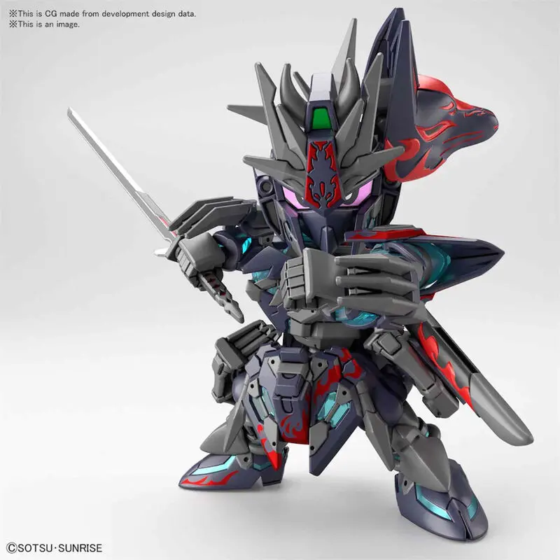 Kit model figurina SD Gundam World Heroes Sasuke Delta Gundam poza produsului
