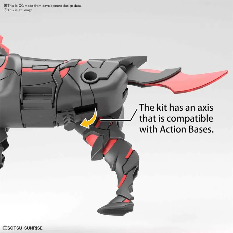 Kit figurina macheta SD Gundam World Heroes War Horse poza produsului