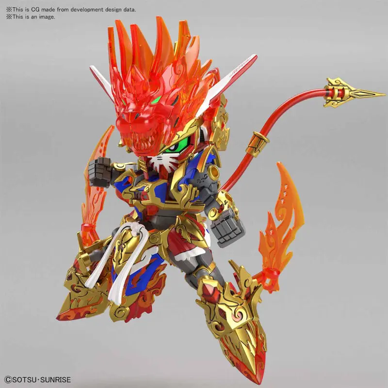 SD Gundam World Heroes Wukong Impulse Gundam Kit model figura poza produsului