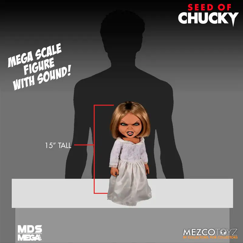 Seed of Chucky MDS Mega Scale Vorbind Figurina de actiune Tiffany 38 cm poza produsului