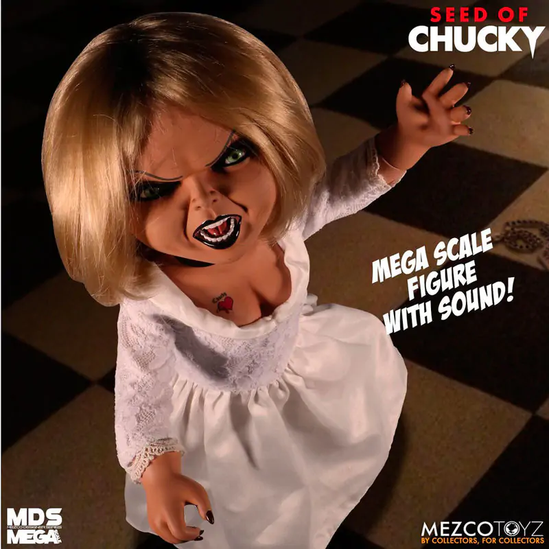 Seed of Chucky MDS Mega Scale Vorbind Figurina de actiune Tiffany 38 cm poza produsului