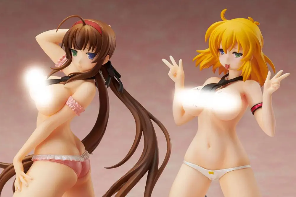 Senran Kagura NewWave Gburst Statuie PVC 1/10 Ryobi x Ryona Bare Body Sailor Uniform Ver. 19 cm poza produsului