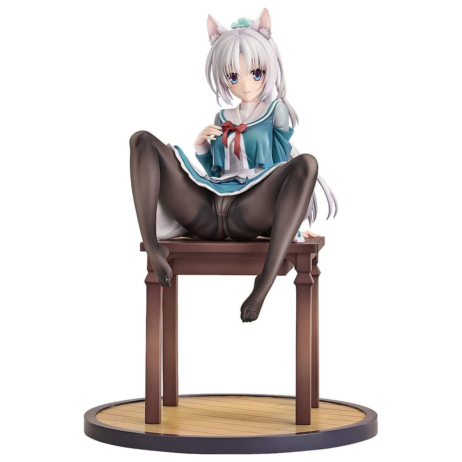 Senren*Banka PVC Figurina 1/7 Yoshino Asatake Animal Ears School Uniform Ver. 21 cm poza produsului